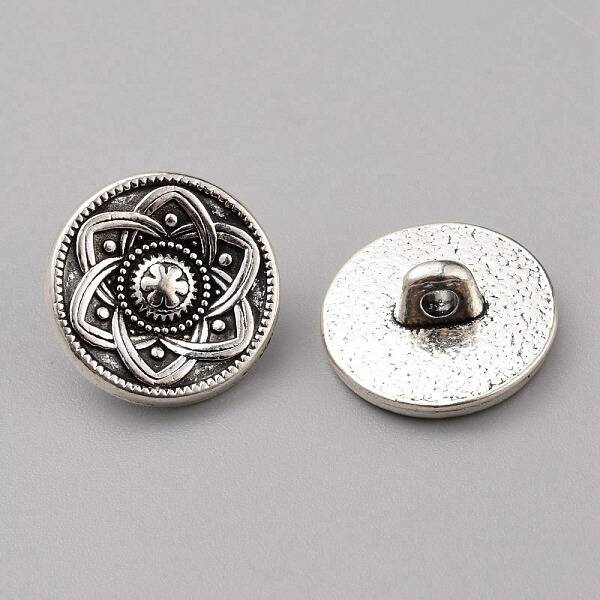 1-Hole Alloy Shank Buttons