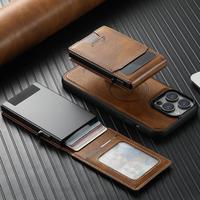 2-in-1 Card Holder Wallet Phone Case, 1 Count Magnetic Case with Card Holder, Phone Accessories Compatible with iPhone 16 Se...