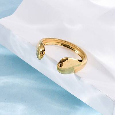 304 Stainless Steel Cuff Rings for Women