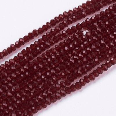 Transparent Glass Beads Strands