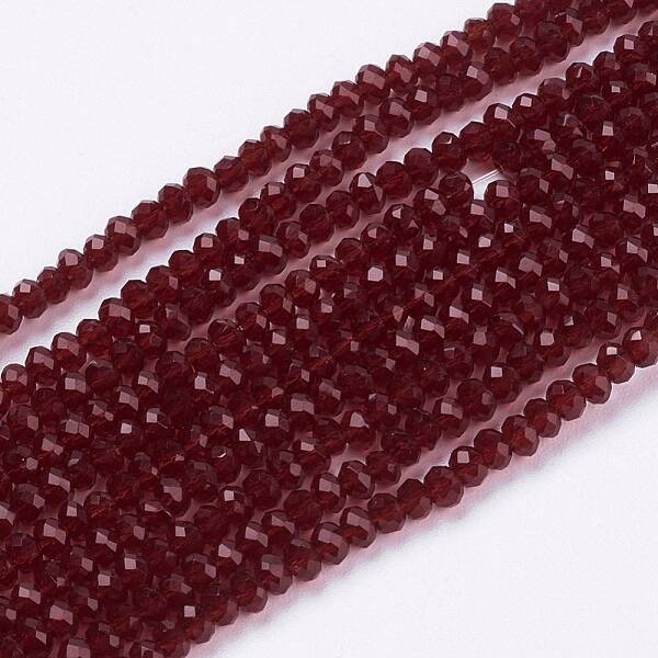 Transparent Glass Beads Strands