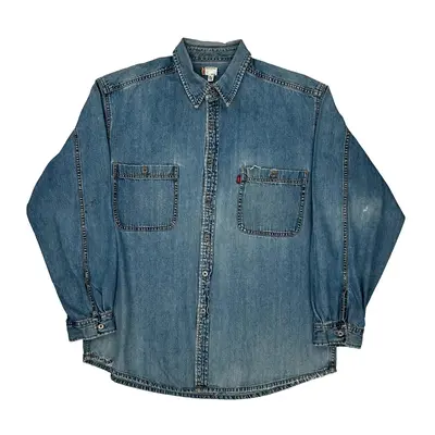 Levis Denim Shirt - XL Blue Cotton