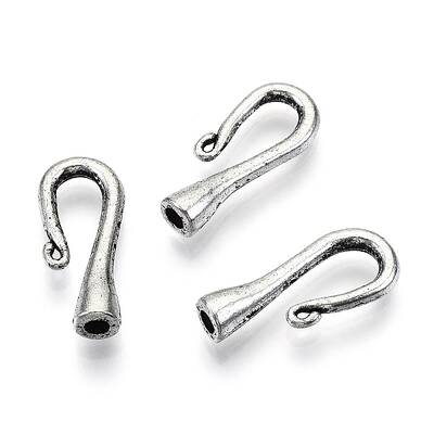 Tibetan Style Alloy S-Hook Clasps