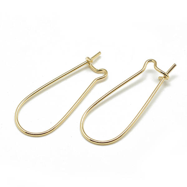 Brass Hoop Earrings