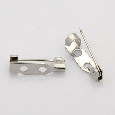 Tarnish Resistant 201 Stainless Steel Brooch Pin Back Bar Findings
