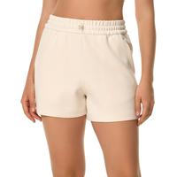 Colorfulkoala Modal Women's High Waisted Sweat 4'' Shorts with Pockets Fabric Spandex
