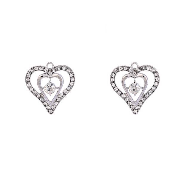 Tibetan Style Alloy Rhinestone Pendants