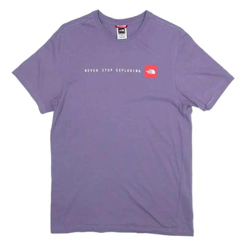THE NORTH FACE Mens T-Shirt Purple S