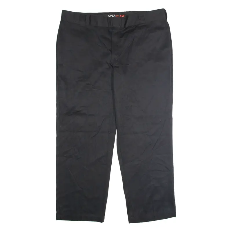 DICKIES 874 Flex Workwear Mens Trousers Black Classic Straight W44 L30