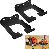 2 count Garage Organizer Trimmer Rack,Heavy Duty Weeder Eater Hanger Trimmer Hanger, Garage Hooks for Weed Wacker, Garden Pow...