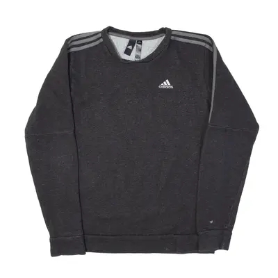 ADIDAS Sweatshirt Grey Mens XS