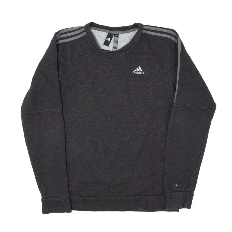 ADIDAS Sweatshirt Grey Mens XS