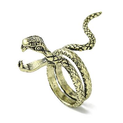 Snake Alloy Cigarette Holder Ring