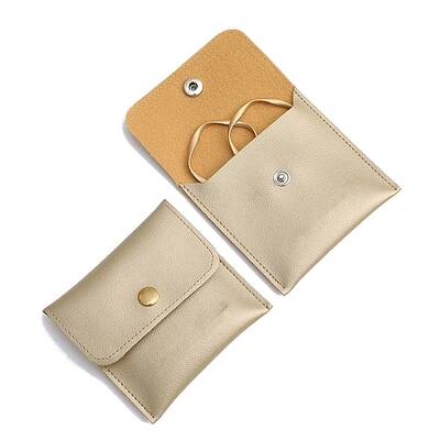 PU Leather Jewelry Pouches