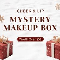 Flower Knows Mystery Makeup Box - Cosmetic Blind Bundle with Lipstick, Blush and Accessories for Holiday Gift