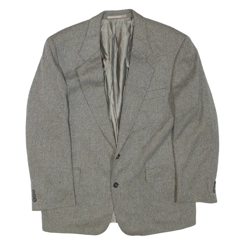 BOSS HUGO BOSS Mens Blazer Jacket Grey Cashmere L