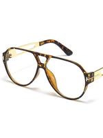 Women's Tortoiseshell Glasses, Brown Retro Fashion Anti Blue Light Eyeglasses for Everyday Use, Modern Classic Fashion Glasse...