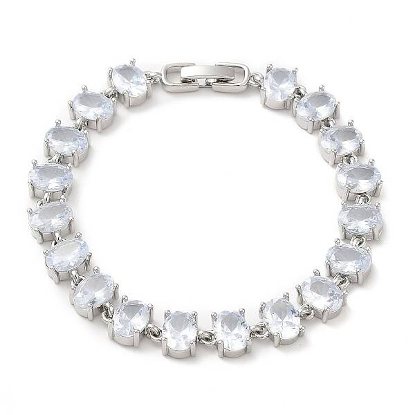 Clear Cubic Zirconia Tennis Bracelet