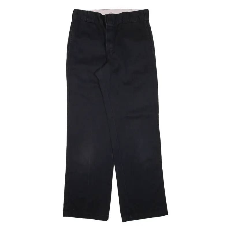 DICKIES 874 Workwear Mens Trousers Black Regular Straight W29 L28
