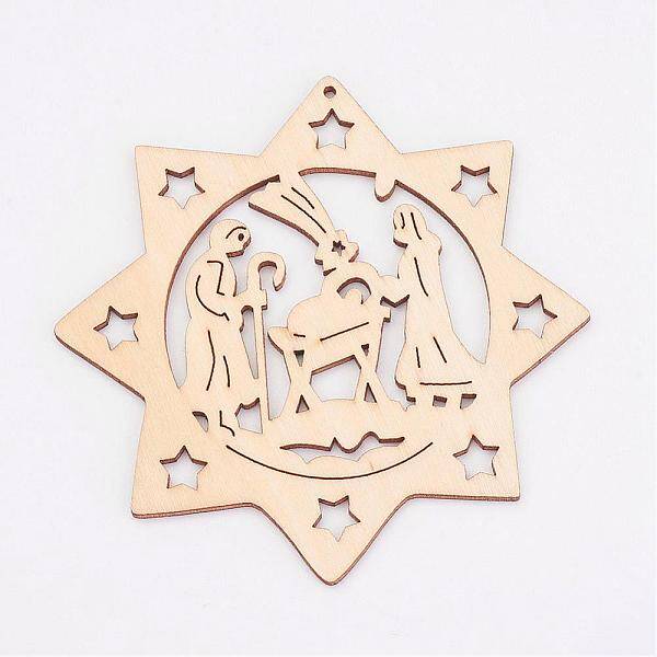 Undyed Wooden Pendant