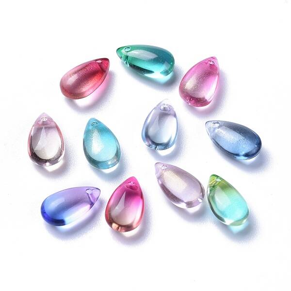Transparent Glass Charms