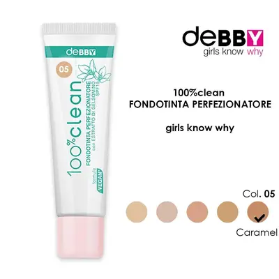 Debby 100% foundation Clean Perfecter 05 Caramel