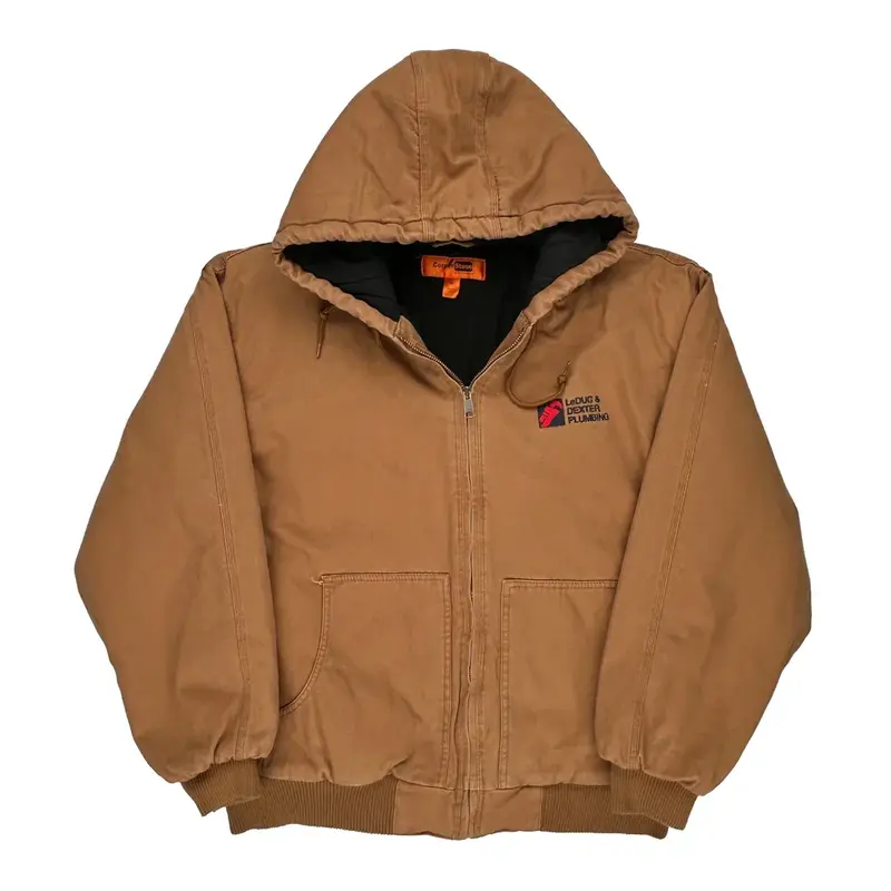Corner Stone Jacket - XL Brown Cotton | Size: x-large