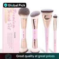MAANGE Professional Soft Makeup Brush Set, 4pcs/set Multifunctional Makeup Brush for Women & Girls, Foundation Brush, Suitabl...