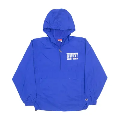 CHAMPION Kentucky 1/4 Zip Anorak USA Jacket Blue Mens XS