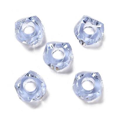 Transparent Resin European Beads