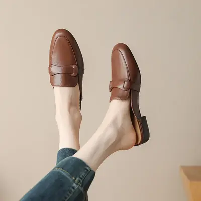CHIKO Adams Round Toe Block Heels Clogs/Mules Shoes
