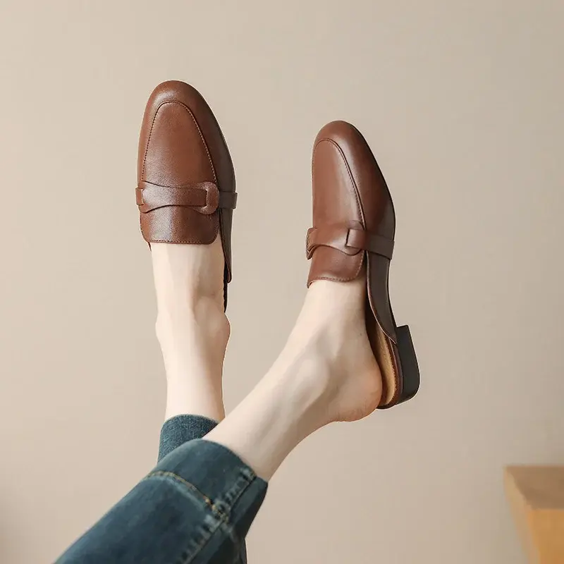 CHIKO Adams Round Toe Block Heels Clogs/Mules Shoes
