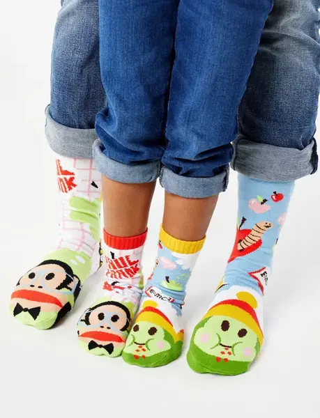 JULIUS & SAM MATCHY MISMATCHY SOCKS SET | 2nd Pair: ADULT SMALL | 1st Pair: ADULT SMALL