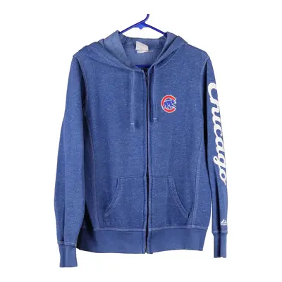 Chicago Cubs Majestic MLB Hoodie - XS Blue Cotton Blend