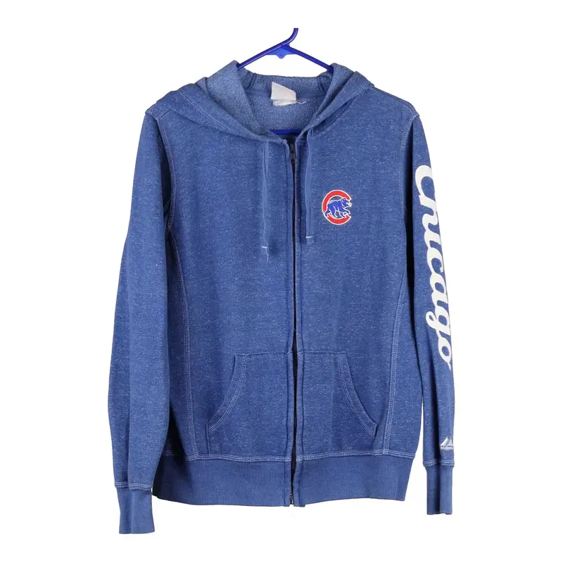 Chicago Cubs Majestic MLB Hoodie - XS Blue Cotton Blend
