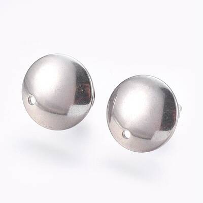 Tarnish Resistant 304 Stainless Steel Stud Earring Findings