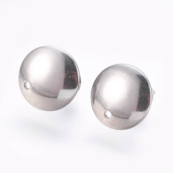 Tarnish Resistant 304 Stainless Steel Stud Earring Findings