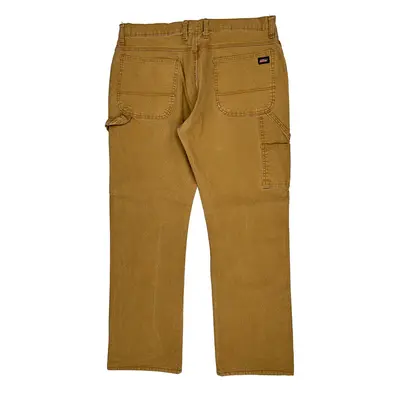 Dickies Carpenter Trousers - 38? Waist Brown Cotton