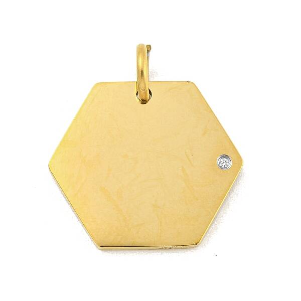 304 Stainless Steel Rhinestone Pendants
