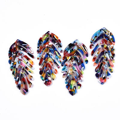 Cellulose Acetate(Resin) Big Pendants