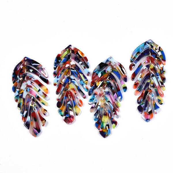 Cellulose Acetate(Resin) Big Pendants