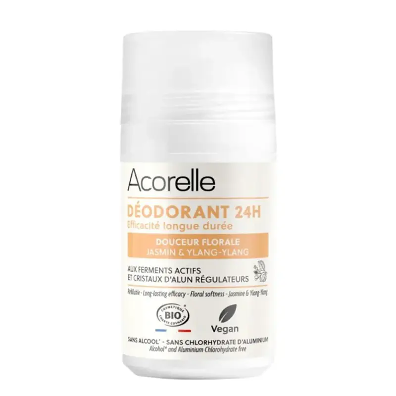 Acorelle Roll-on deodorant 24h long-lasting effectiveness Floral softness 50ml