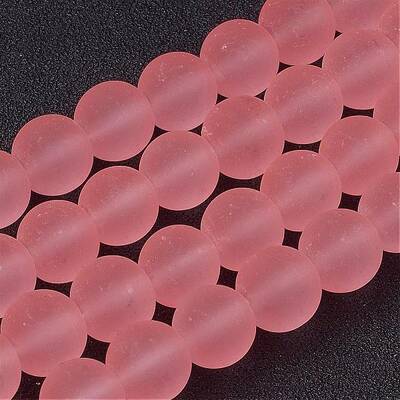 Transparent Glass Bead Strands