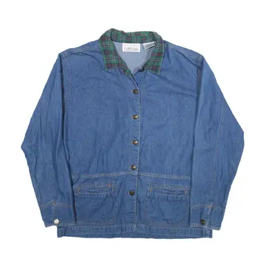 CASEY & MAX Denim Shirt Blue Long Sleeve Womens S