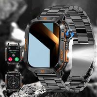 Multi-functional Smart Watch with Flashlight Compass, Fashionable Digital Watch with Heart Rate Monitoring & Sleep Tracking, ...