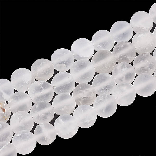 Natural Quartz Crystal Beads Strands