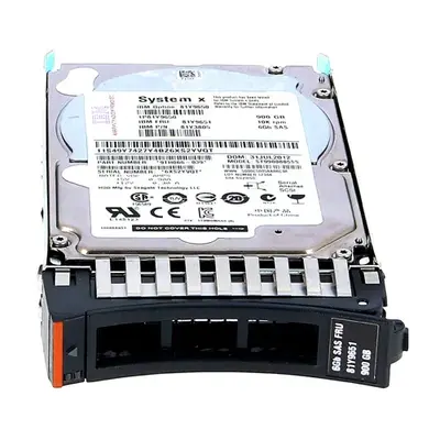 81Y9651 IBM 900GB 6Gb/s SAS 10000 2.5-inch 16MB Hard Drive