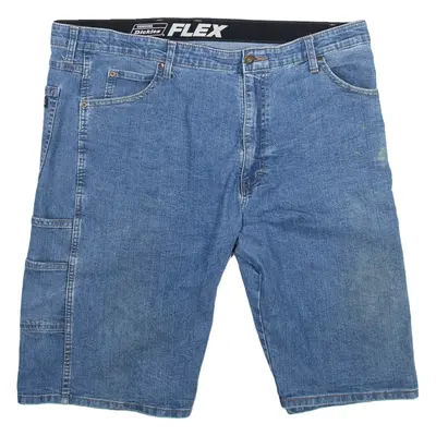DICKIES Flex Womens Cargo Shorts Blue 2XL W40