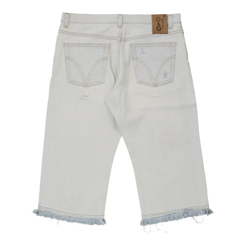 Dolce & Gabbana Denim Shorts - 34W UK 14 Light Wash Cotton | Size: UK 14