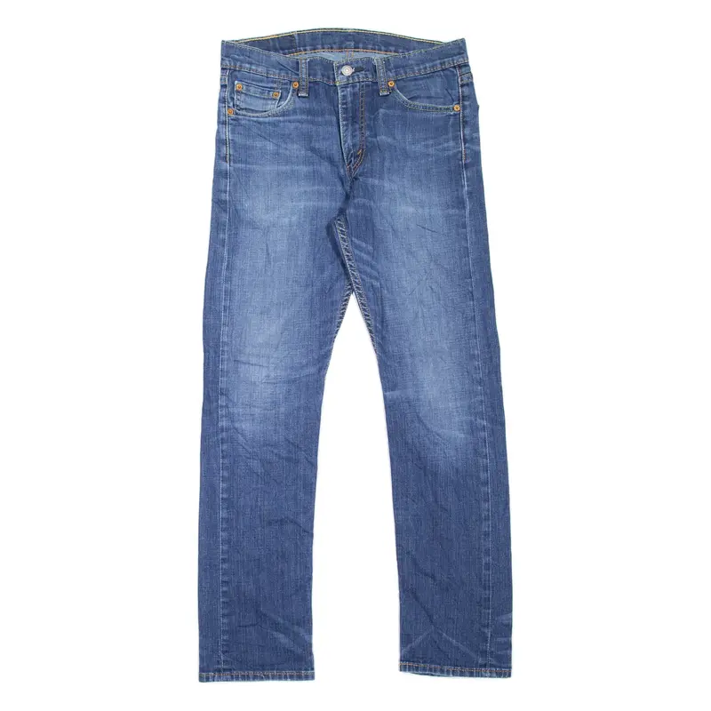 LEVI'S 513 Jeans Mens Blue Slim Straight Stone Wash W30 L30